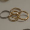Obrączki ręcznie robione Mokave pozłacane - Anima cienka