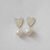 Kolczyki SWEET DREAM z perłą srebrne - obrazek 3