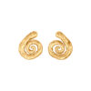 Kolczyki SPIRALA pozłacane